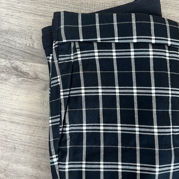 Zara Blue Gingham Dress Pants - Picture 2 of 6
